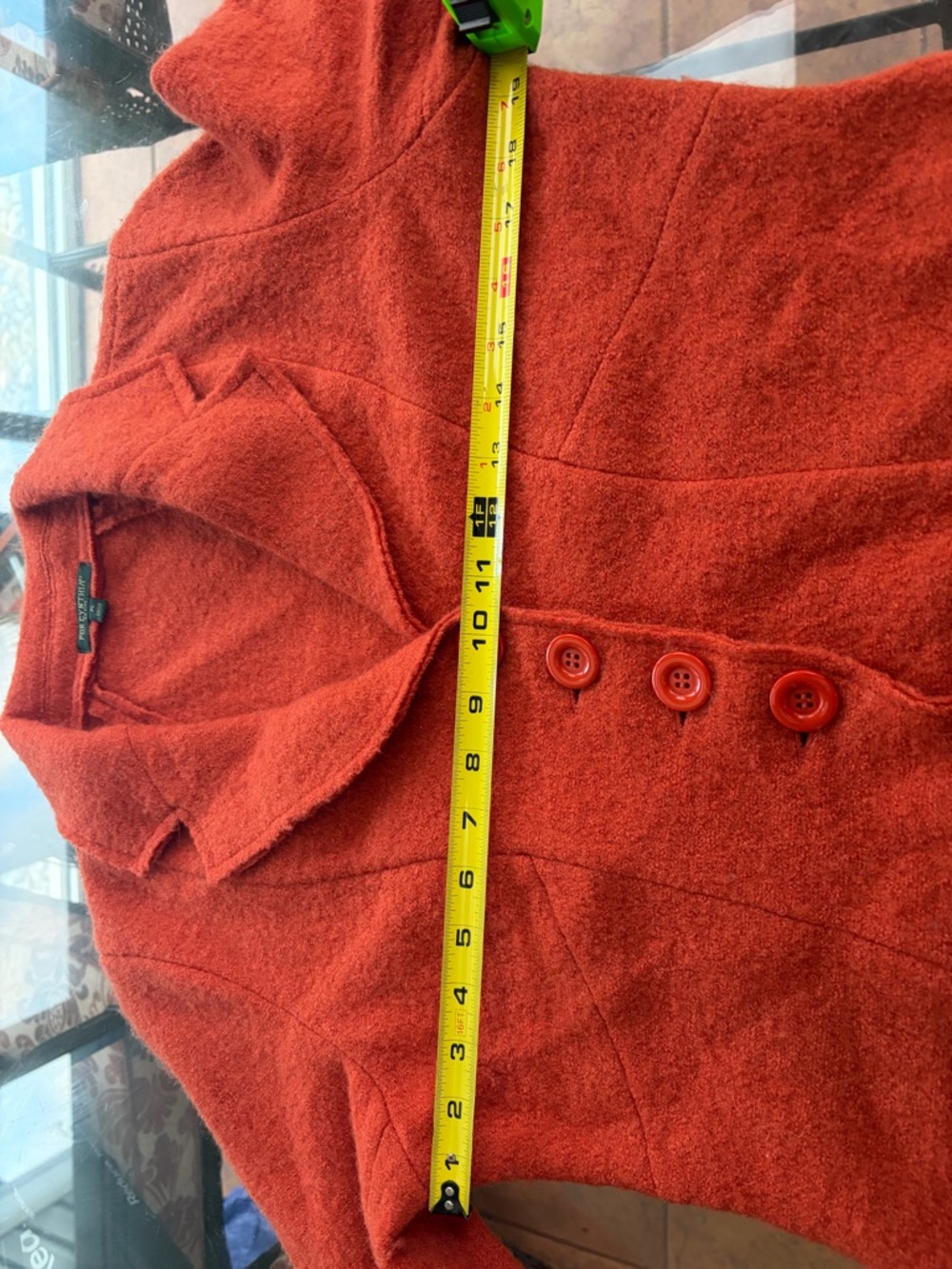 For Cynthia Vibrant Orange Tailored Blazer - Picture 5 of 6